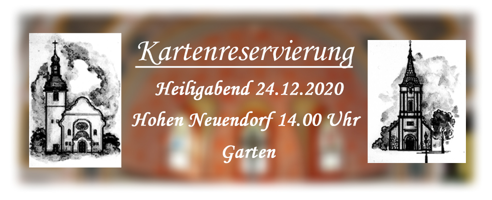 Kartenreservierung Kirchengemeinde Hohen Neuendorf-Stolpe